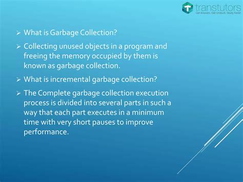 advantages of garbage collection|Garbage collection (computer science) .